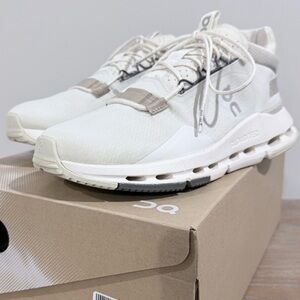 On Running Cloudnova 2 Women's Cream Sneakers